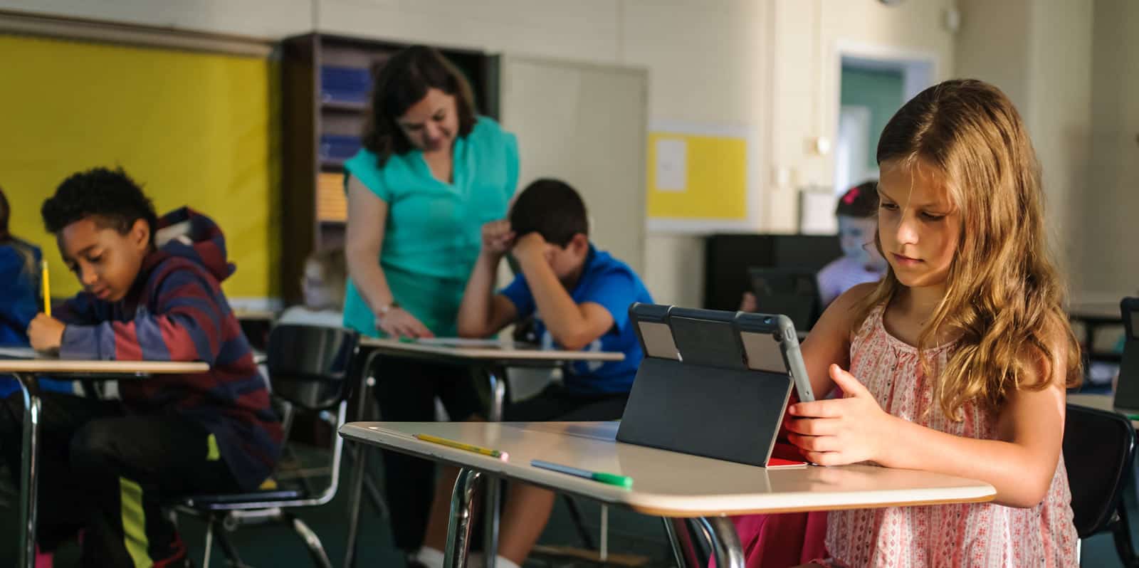 students in classroom